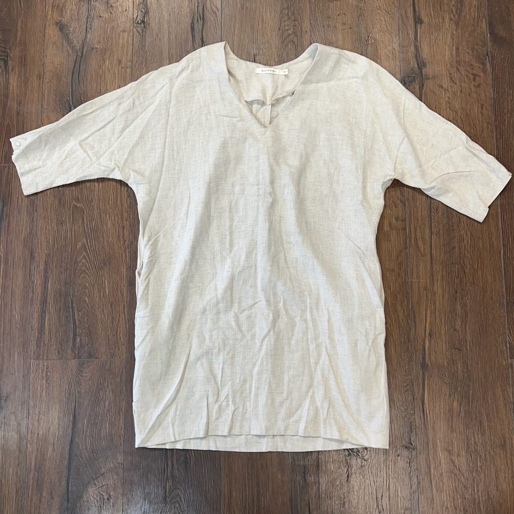 Ellison linen dress‎ SZ SM - Picture 5 of 11